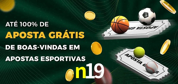 n19 Ate 100% de Aposta Gratis